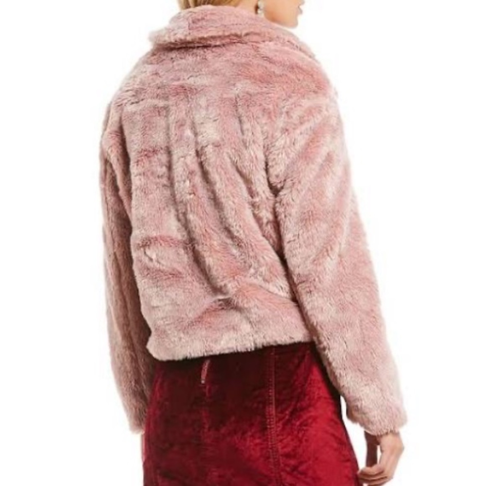 Sold Free People Mena Faux Fur Jacket - Picture 2 of 5